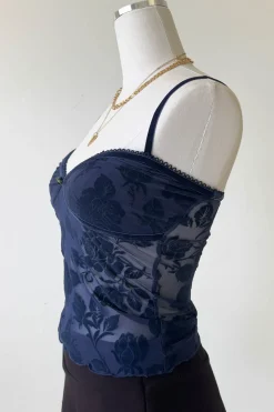 Floral Stretch Lace Top