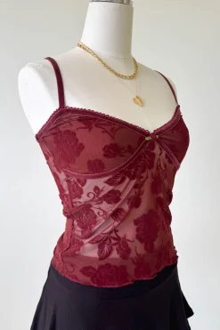 Floral Stretch Lace Top
