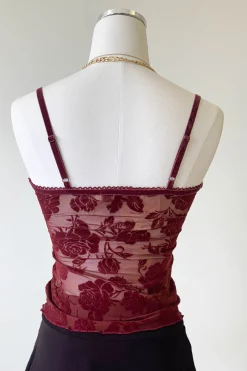 Floral Stretch Lace Top