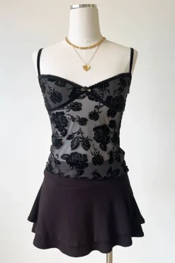 Floral Stretch Lace Top
