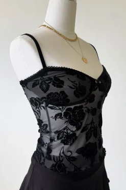 Floral Stretch Lace Top