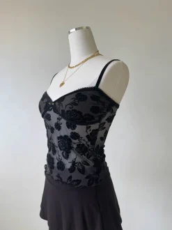 Floral Stretch Lace Top