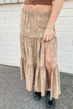 Floral Tiered Skirt