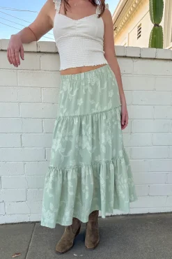 Floral Tiered Skirt