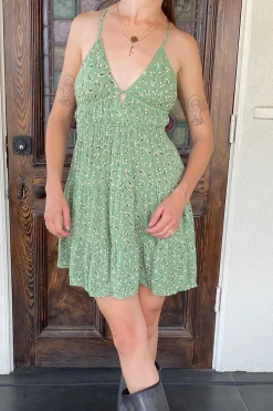 Floral Wrap Mini Dress