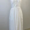 Front Tie Midi Dress