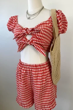 Gingham Boxer Shorts