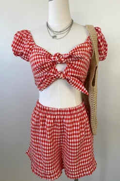 Gingham Boxer Shorts