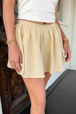 Gingham Mini Skirt