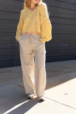 Gingham Pants