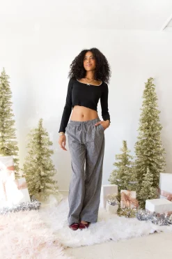 Gingham Pants