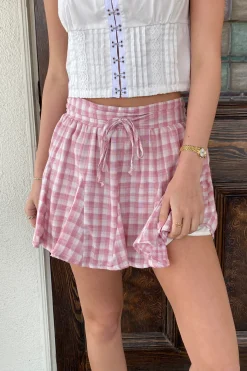 Gingham Short Skort