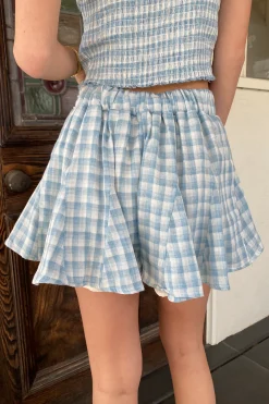 Gingham Short Skort