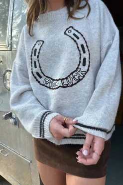 Good Luck Graphic Sweater