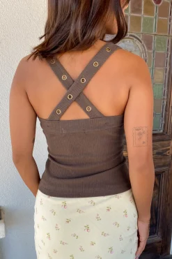 Grommet Tank Top