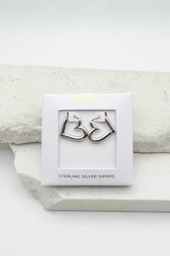 Heart Hoop Earrings