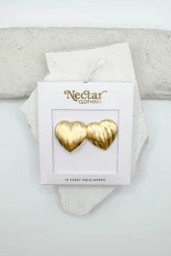 Heart Stud Earrings