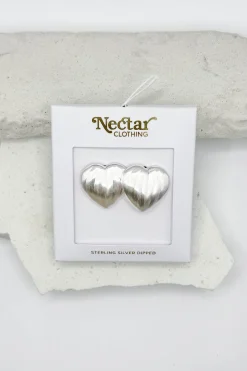 Heart Stud Earrings
