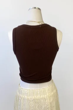 Horseshoe Embroidered Sleeveless Top