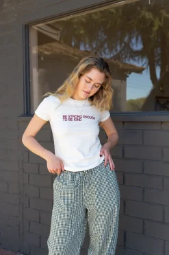 Kindness Long Loose Graphic Baby Tee