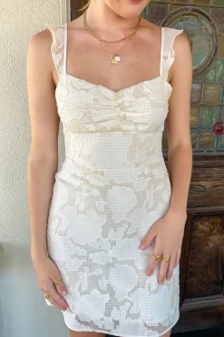 Lace Back Mini Dress