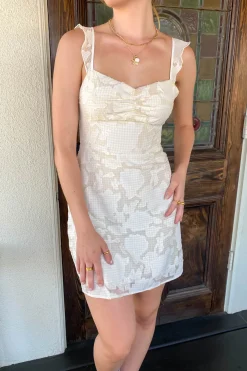 Lace Back Mini Dress