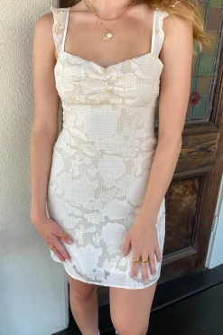 Lace Back Mini Dress