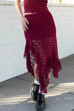 Lace Boho Skirt