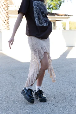 Lace Boho Skirt