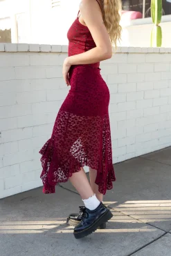 Lace Boho Skirt