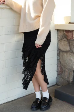 Lace Boho Skirt