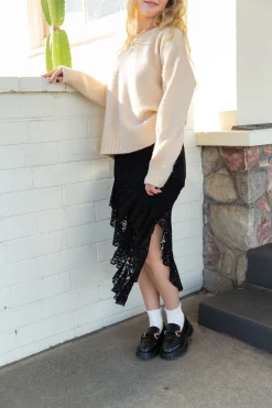 Lace Boho Skirt