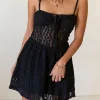 Lace Corset Mini Dress