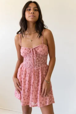 Lace Corset Mini Dress
