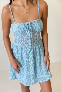Lace Corset Mini Dress