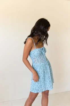 Lace Corset Mini Dress