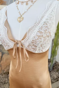 Lace Detail Mini Dress