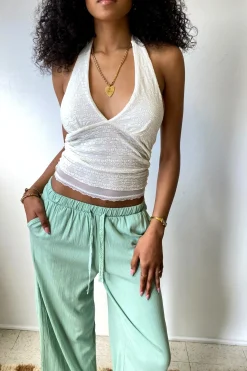 Lace Halter Top