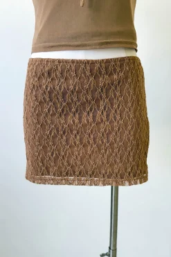 Lace Mini Skirt