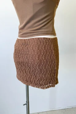Lace Mini Skirt