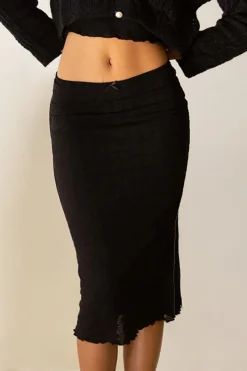 Lace Pencil Skirt