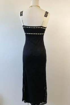 Lace Sleeveless Maxi Dress