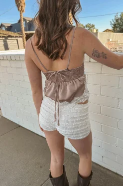 Lace Trim Cami Top