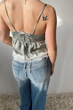 Lace Trim Cami Top