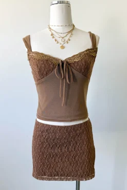 Lace Trim Cami Top