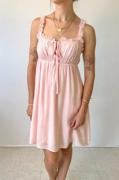 Lacey Babydoll Mini Dress