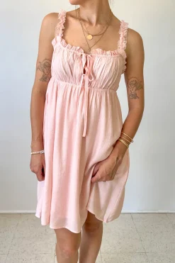 Lacey Babydoll Mini Dress
