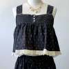 Lacey Floral Babydoll Top