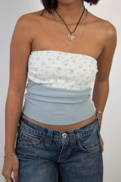 Lacey Pointelle Tube Top