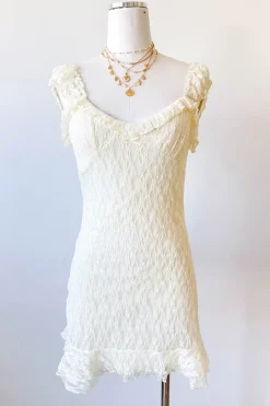 Lacey Ruffled Mini Dress
